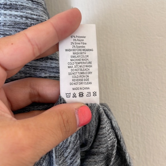 Zyia Active Infinity Tank Top XL Extra Large Gray - Picture 4 of 6